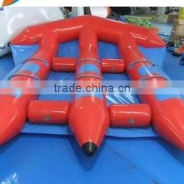 three lanes Inflatable fly fish Inflatable water games
