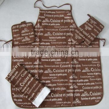 simple letters design wholesale kitchen accessories master craft apron set