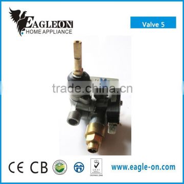 SKD/CKD Single pipe valve with safety flameout and micro switch for table/buildin cooker