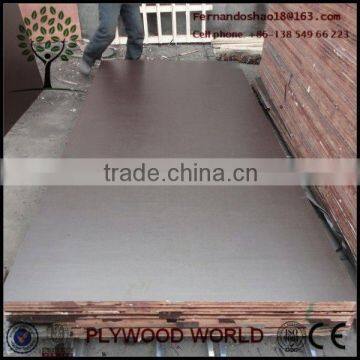 two times hot pressing 1220*2440mm 18mm film faced marine plywood
