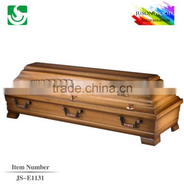 New style mahogany solid wood funeral casket and coffin