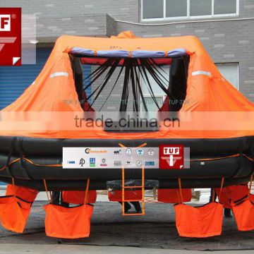 100 Person Self-righting Life Raft/ solas approved inflatable life rafts/ marine life raft