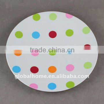 9"/ 11"dot design melamine plate