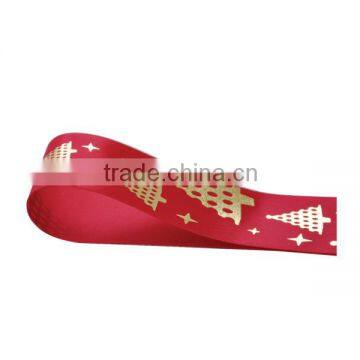 Red and big width decoration christmas Ribbon