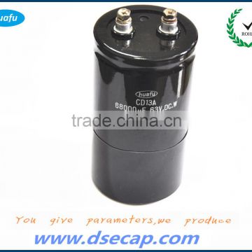 CD13Asuper capacitor 6800uf 170v aluminium electrolytic capacitor