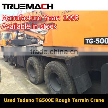Used Tadano TG500E 50Ton Rough Terrain Crane