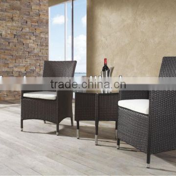 Outdoor cane chairs and table