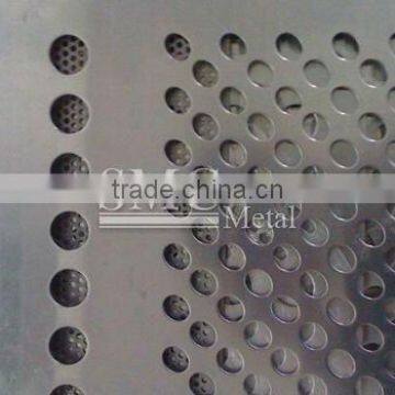 slotted hole stainless steel perforated sheets customized by design.