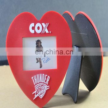Good craft-eco-friendly 3D soft rubber photo frame for decoration