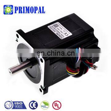 Nema 34 1.2degree 4 wire 4.5A 3phase 98mm length 450N.cm holding torque square stepper motor shaft options single D-cut