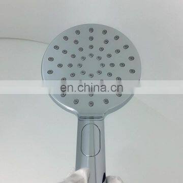 Bathroom Shower bar Set Stainless steel overhead shower head 3 function ABS hand shower with Brass mixer faucet set