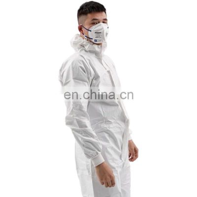 Disposable Civil Clothing Coverall Isolation Biological Safety For Clean Room Hazmat Suit coveralls