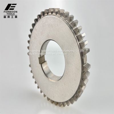 Harmonic taper shank straight tooth gear skiving cutter gear shaper cutter HSS gear turning tools for sale