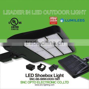 New Top Quality UL cUL certified Led Shoebox Light 300W 2700-7000K for court playground stadium roadway lighting