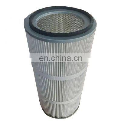 Antistatic Polyester Media Pleated Air Filtration/industrial Dust Cleaning Filter/ Antistatic Polyester Cartridge System Unit