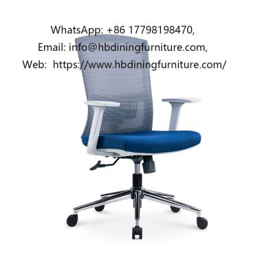 High back mesh with neck pillow swivel office chair