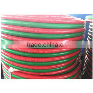 Good Aging Resistance 8mm Grade R 300Psi Double Welding Hose