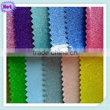 Hot sale good quality glitter patent leather fabric