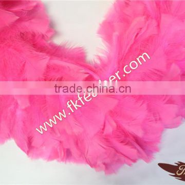 Wholesale Pink Flat Fashion Large Fluffy Feather Boa For Wedding Supplies