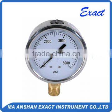 Stainless Steel Body Biogas Pressure Gauge Manometer