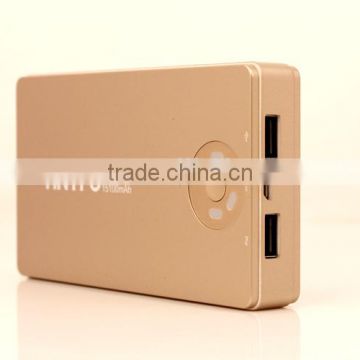 High capacity mobile power bank with logo custom battery charger