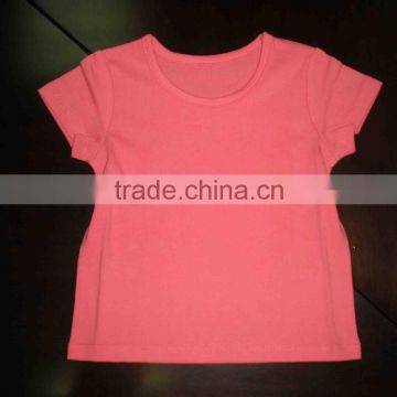 2015 High quality natural cotton baby t shirts