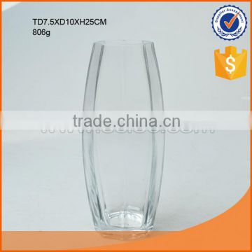 h25cm gorgeous glass flower vase on sale