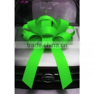 30 Inch Magnetic Lime Green Vynil Auto Dearler Decorative Car Bow