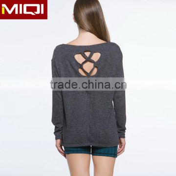 Hot Fitness Wear Ladies Long Sleeve T-Shirt Of Fashion Top In High Quality