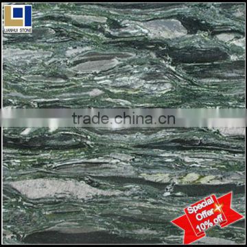 cheap chinese multicolor green granite tile