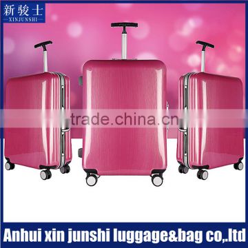 Top Grand Spinner Aluminum-magnesium alloy Luggage Colourful Hard Shell Trolley Luggage