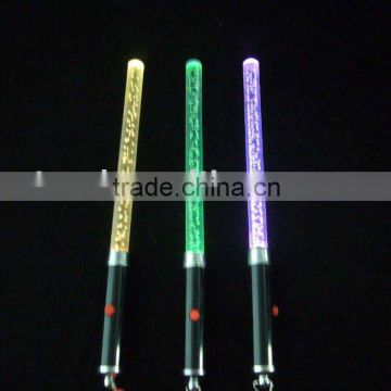 LED flashing light stick and change color and printing logo