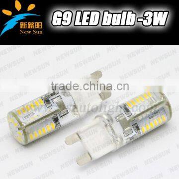 Ultra bright g9 led g9 lamp with 58pcs 3014smd 200lumen 3W high quality G9 LED