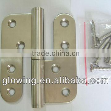 SH017-L Stainless steel round corner lift off door hinge
