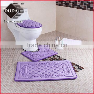 Anti-slip memroy foam bath mats rug