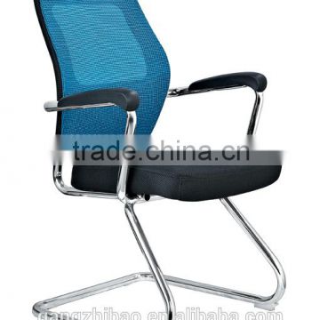 Hot Salling Middle back black ribbed upholstered ergonomic office chair with armrest AH-317