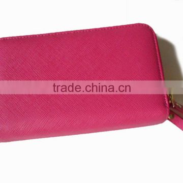 Wholesale manufacture pu leather wallet woman handbag