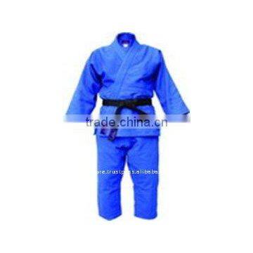 Strong Durable 100% Cotton Belt Included Plain Blue Judo Sportwear