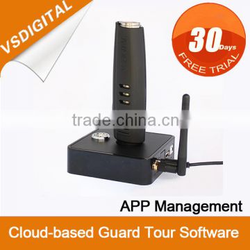 gprs rfid scanner for guard tour patrolling with free software