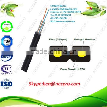 Steel strength member .2,SM G652D fiber optic adss cable CE,ROHS,IS09001 pass