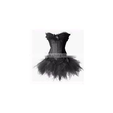 newst black corset with mini dress