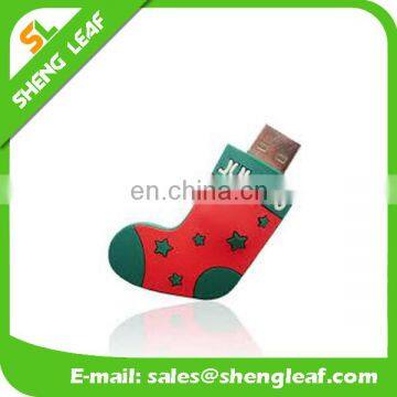 Customized Sock design usb flash drive gifts for Christmas