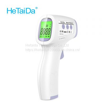 hot sale Forehead and Ear, Digital Infrared Temporal Thermometer with Fever Alarm and Memory Function for Baby Adults and Kids, White and Blue
