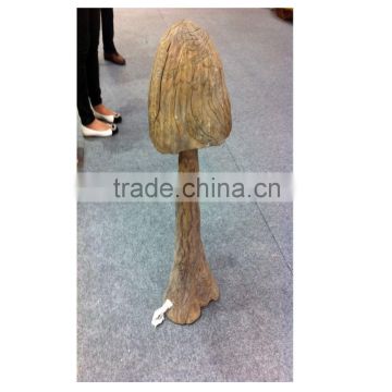 artificial mushrooms made of wood,dry and fumigation