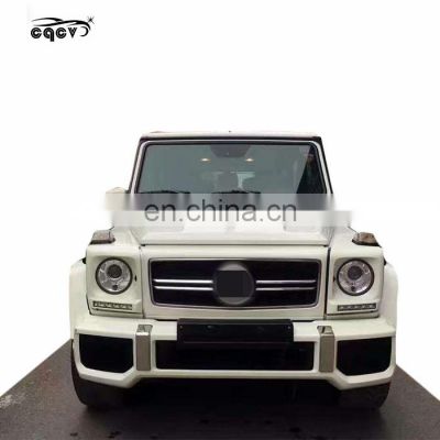 new arrival  G63 bumper body kit for Mercedes benz G500 with grille