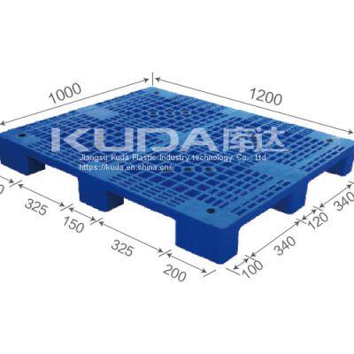 chemical resistant of china manufacturer 1210D WGJJ PLASTIC PALLET（BUILT-IN STEEL TUBE）