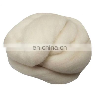 Dehaired Goat Wool Pure Combed Cashmere Yarn Fiber