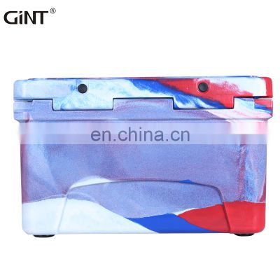 2021 Gint Rotational mould Popular 35QT 45QT PU Cooler box  insulated Cooler with handle double wall  Customized
