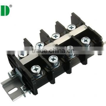 Pitch 27.0mm High Current Terminal connectors 600V 150A Power terminal block din rail type