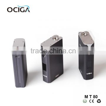 Best seller OCIGA Turbo mini box mod vapor 80w temperature control/taste control e cigarette box mod/mini box mod